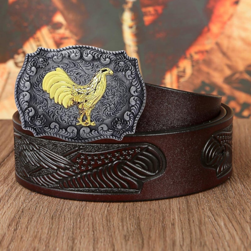 WMG Western Belt Buckles for men women - Rooster Belt Buckle - Rodeo Cowboy Belt Buckle - Fits Up to 2 Inch Belts - Image 5